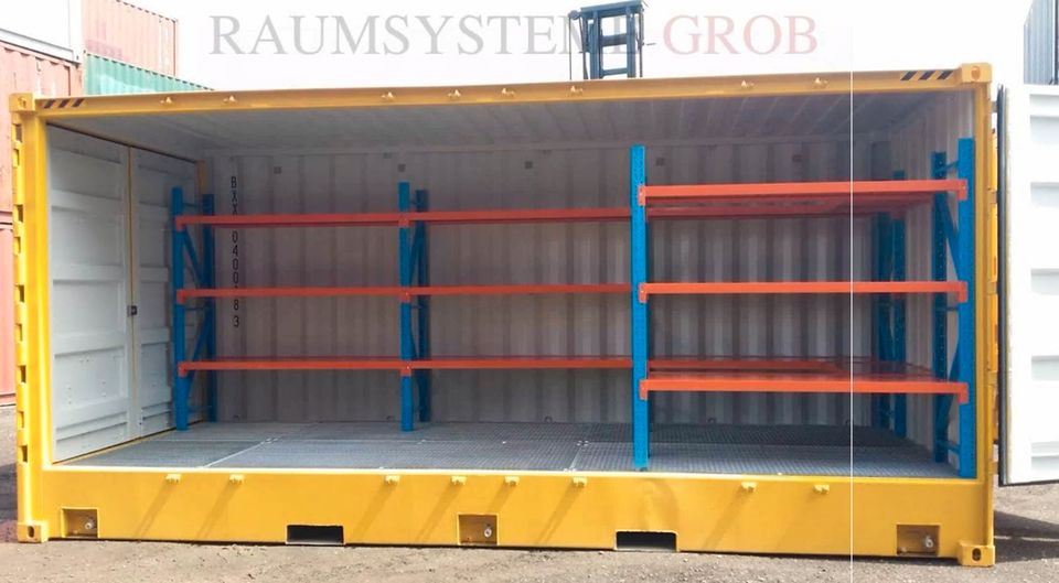 ► Lagercontainer finanzieren - Neuware - Container nach Maß ◄ Schlüsselfertig Ausgebaut Versand europaweit 24 Monate Garantie Hoher Lagerbestand Made in Germany Containerhersteller Containerbauer neu in Brunnen