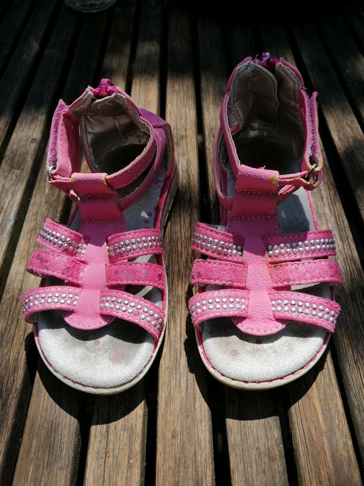 Sandalen Kinder Glitzer Mädchen pink Römer Gr. 26 in Köln