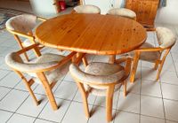 Holztisch Kiefer Ausziehbar mit 6 Stühlen Niedersachsen - Edemissen Vorschau