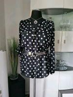 Thomas Rath Bluse Blusenshirt Shirt Tunika Dots Punkte weiß 38 40 Baden-Württemberg - Eberstadt Vorschau