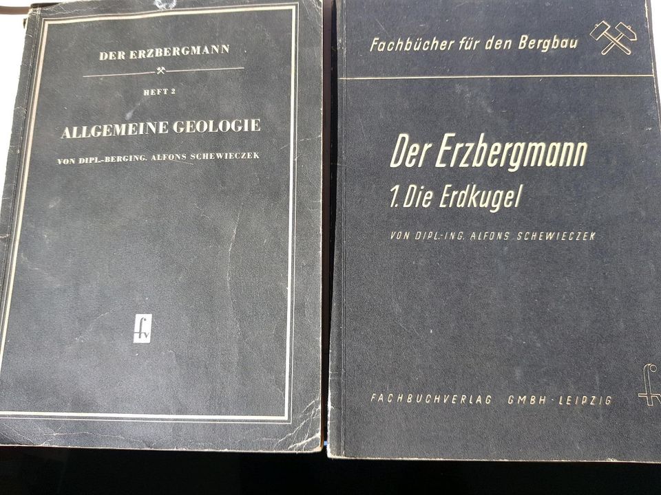 Bergbau, Bergmann,  Fachbücher /Hefte in Mansfeld