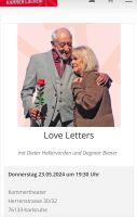 Love Letters, Dieter Hallervorden im Kammertheater Karlsruhe Baden-Württemberg - Waghäusel Vorschau