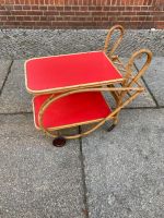 Mid-Century Servier-/Barwagen trolley Tisch Rattan Vintage table Mitte - Tiergarten Vorschau