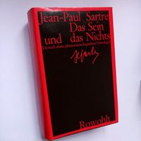 Jean-Paul Sartre. Das Sein und das Nichts. gebundene Ausgabe 1985 Düsseldorf - Bilk Vorschau