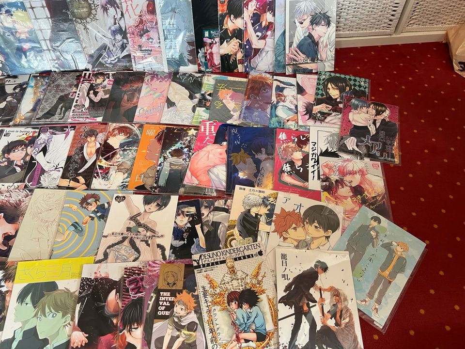 Große Doujinshi manga anime sammlung yaoi boys love haikyuu jjk in Mainhardt