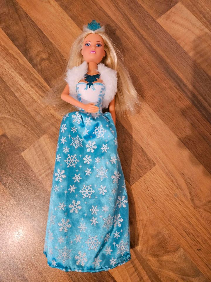 Barbie Steffi Puppe Mädchen Eiskönigin Leuchten in Bad Honnef