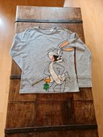 Tshirt Gr. 134/140 H&M WB Bugs Bunny grau langarm longsleeve Nordrhein-Westfalen - Langenfeld Vorschau