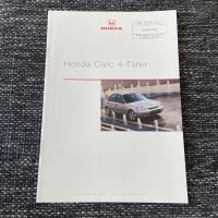 Honda Civic 4-Türer Prospekt von 2000 Niedersachsen - Wolfsburg Vorschau