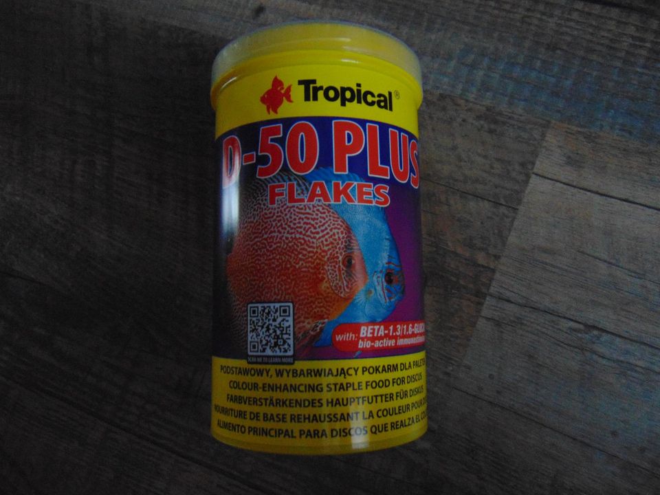 D-50 PLUS FLOCKENFUTTER Diskus Fischfutter 1000ml in Bielefeld