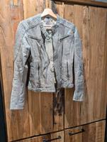 Echt Leder Jacke Gipsy beige grau taupe gr. M Niedersachsen - Großheide Vorschau
