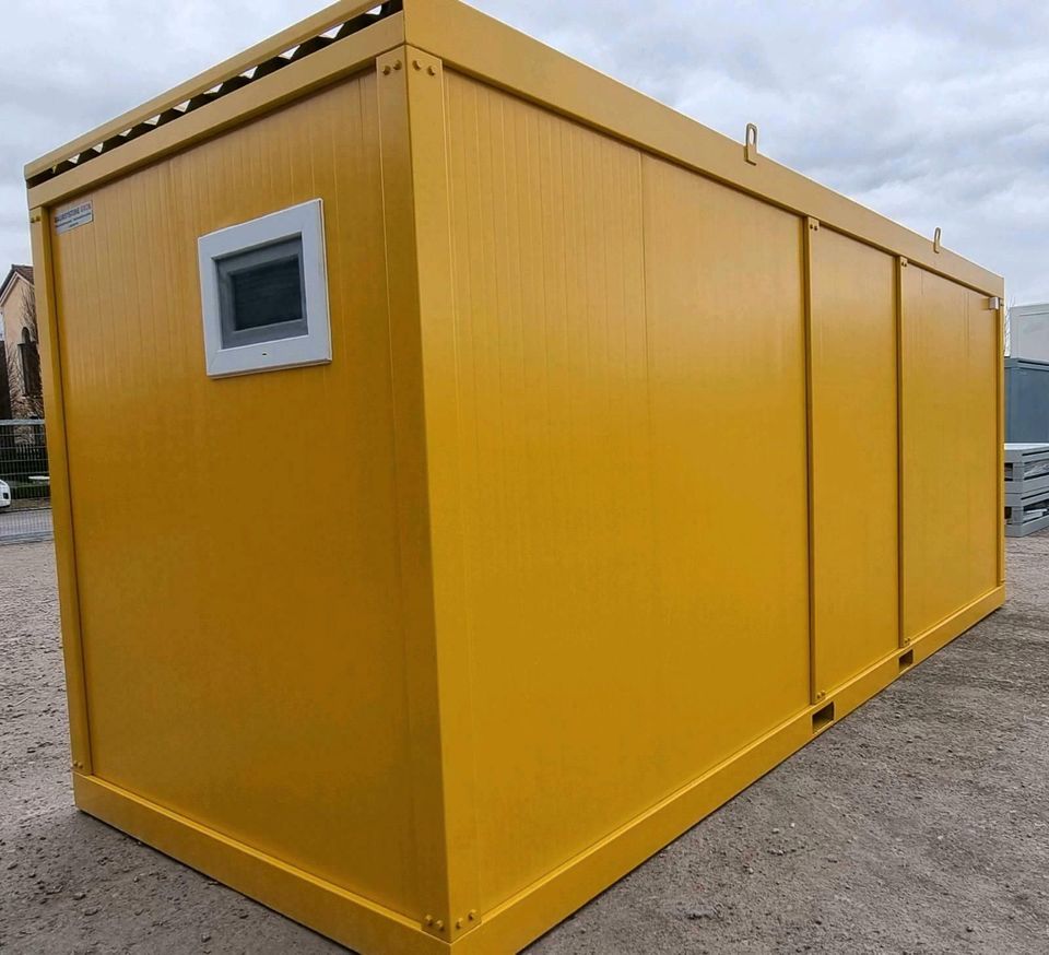 ⚠️ NEU - GARANTIE - LIEFERUNG - SCHLÜSSELFERTIG ⚠️ Neue Containerlösung für Sanitäranlage inkl. 5 x WC & 2 x Waschbecken - WC-Kabine - Toilettenkabine - WC-Raum - Toilettencontainer WC-Container in Brunnen