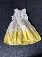 Kleid Sommerkleid BENETTON Gr 98/104 gelb-weiß Farbverlauf dipdye Niedersachsen - Osnabrück Vorschau