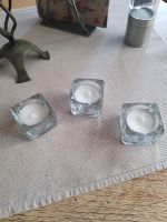 3 Teelichthalter aus Glas Wuppertal - Langerfeld-Beyenburg Vorschau