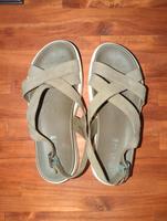 Schuhe Geox Leder 37 olivgrün Bayern - Amberg Vorschau