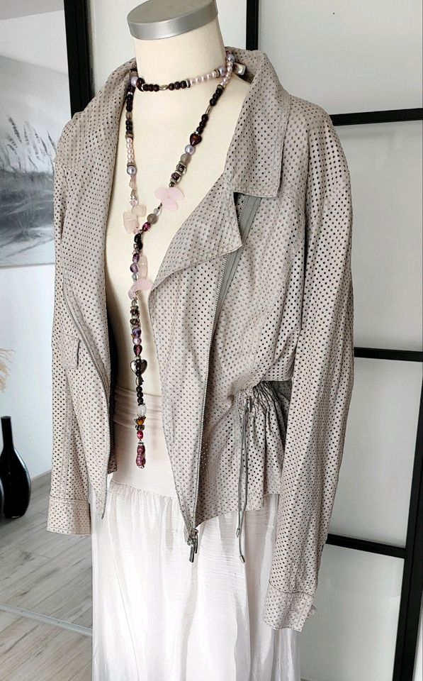 Sommerjacke von Apriori by Escada, Lochmuster, Blouson in Marl