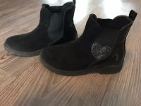 Stiefeletten Mädchen mit Glitzer-Herz, Velours -Leder, Größe 30. Kreis Pinneberg - Tornesch Vorschau