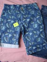 coole Bermuda/Shorts BLEND blau gemustert Gr. S Sachsen-Anhalt - Magdeburg Vorschau