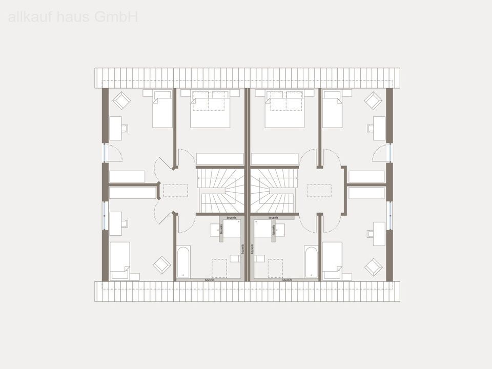 Modernes Wohnen in Waidhaus: Projektierte Doppelhaushälfte mit 131 m² Wohnfläche in Waidhaus