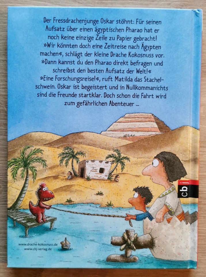 Buch " Der kleine Drache Kokosnuss Expedition auf dem Nil " in Katzow