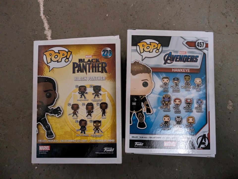 Funko Pop Marvel Black Panther273 Avangers Hawkeye 457 in Grevenbroich