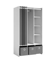 Kleiderschrank Anthrazit/weiss 100x180x50 cm Nordrhein-Westfalen - Bergkamen Vorschau