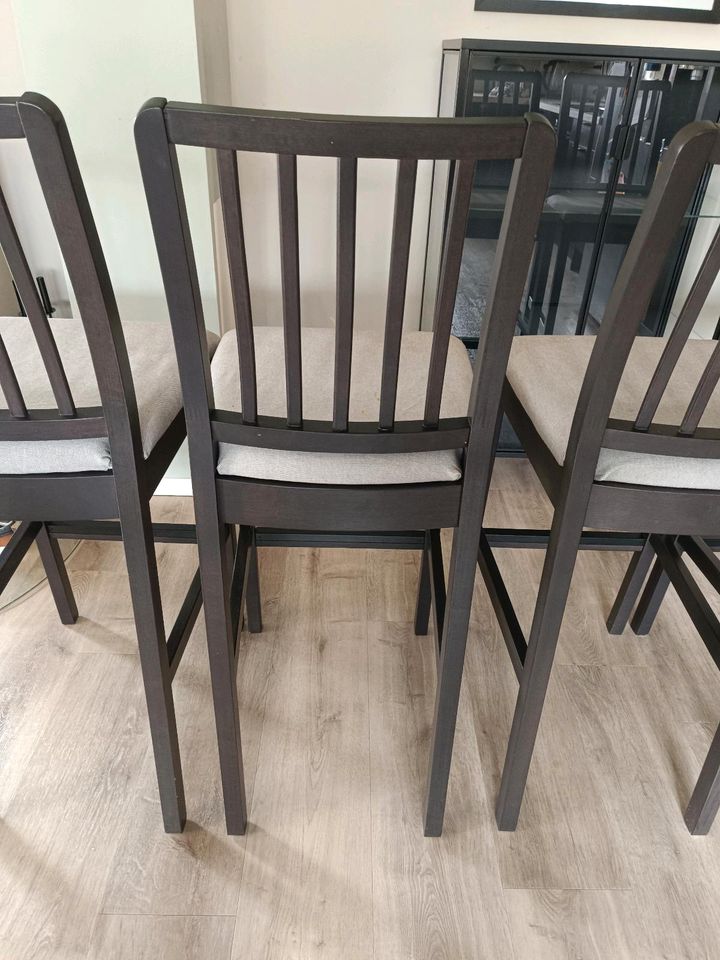 Ikea Nordviken Tisch / Essgruppe mit 4 Ekedalen Stühlen Barhocker in Ringgau