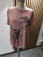 Damen T-Shirt Bambi Rose silber Glitzer Print L neu Disney Aubing-Lochhausen-Langwied - Aubing Vorschau