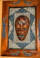 2 Bilder* Unikat* 3d Wandbild Afrika* Mahaghoni Holz Maske Nordrhein-Westfalen - Dorsten Vorschau