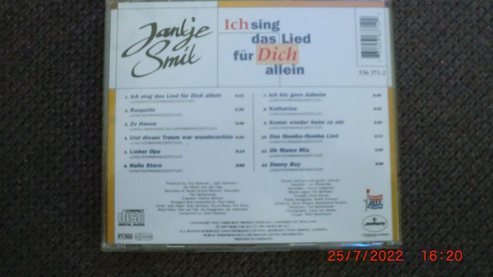 3 Jantje Smit CDs in Düsseldorf