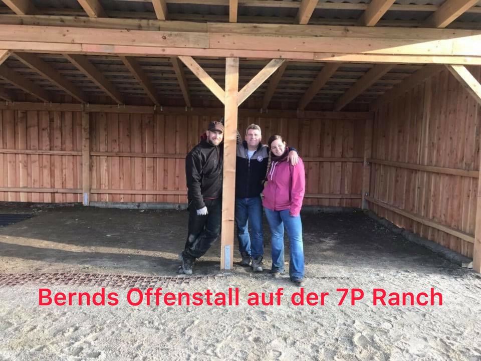 Offenstall Weidehütte  3 x 6 mit Front Bernd Hackl empfiehlt in Elbingen Westerwald