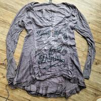 Shirt Tredy Lavendel 38 Spitze Glitzer Strass Spitze Hessen - Oberzent Vorschau