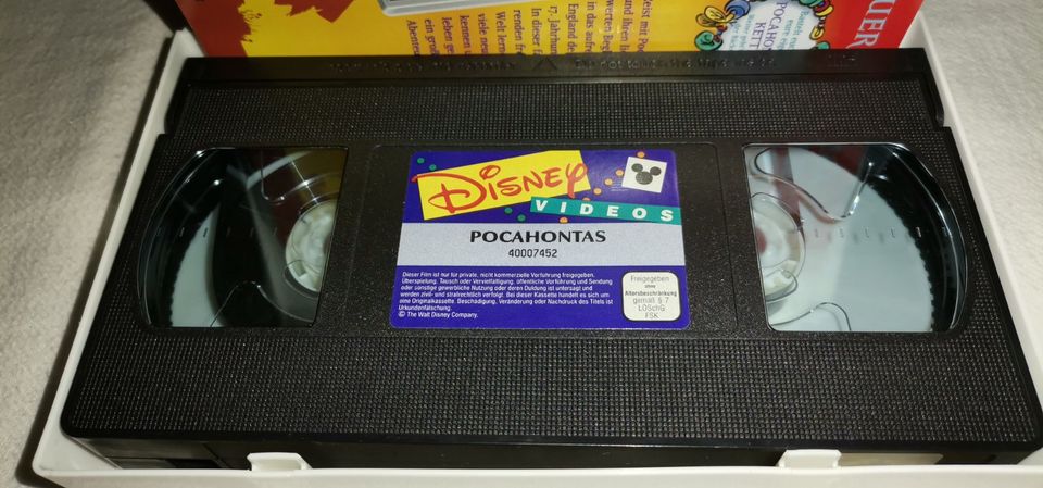 Walt Disney VHS Hologramm Schneewittchen POCAHONTAS Cinderella in Speyer