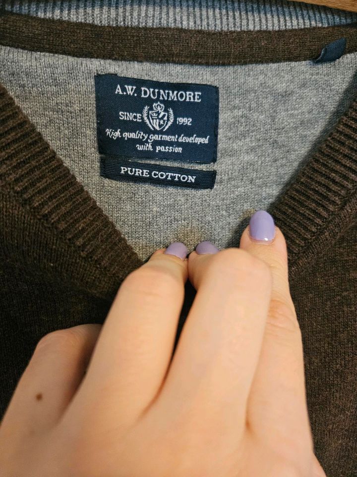 A. W. Dunmore Herren Pullover braun Größe XL in Erfurt