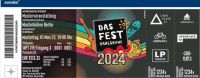 DAS FEST KARSLRUHE 2x Tagesticket für Sonntag Baden-Württemberg - Marxzell Vorschau