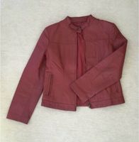 Lederjacke Jacke rot Leder Bikerstyle Style Hallhuber neu Nordrhein-Westfalen - Minden Vorschau