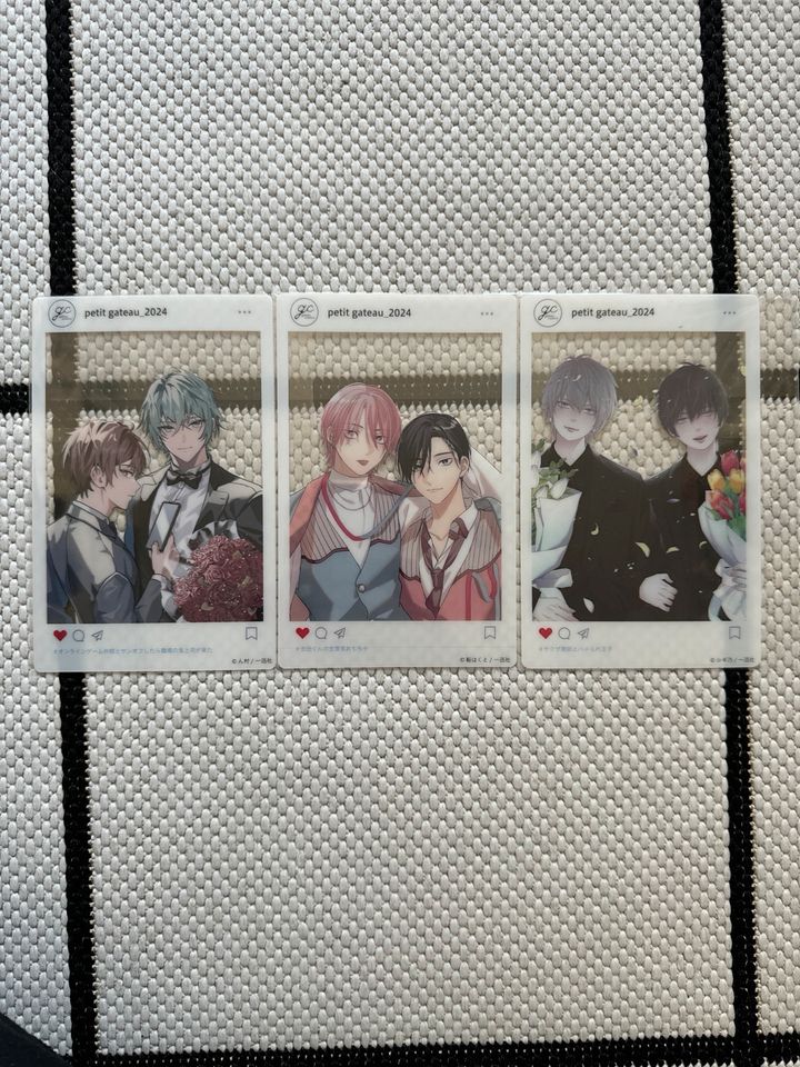 Diverse SNS cards Yaoi manga boys love shounen ai merch in Darmstadt