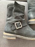 Felmini Stiefel Stiefelette schwarz used Look echt Leder Größe 38 Kreis Pinneberg - Schenefeld Vorschau