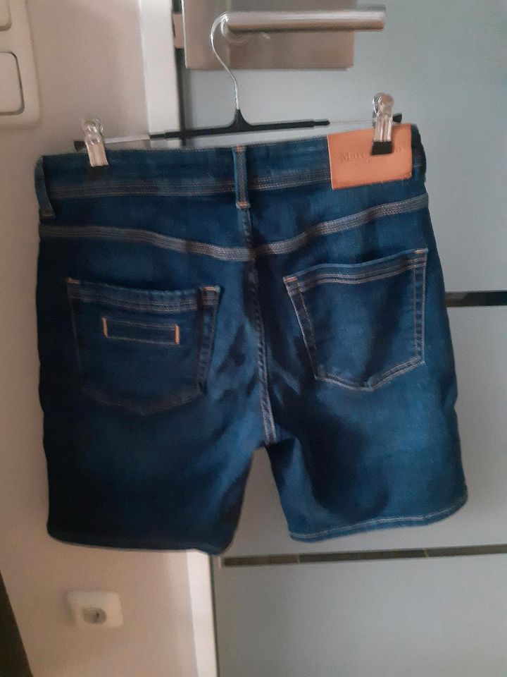 MARC O’POLO Jeansshorts Short, blau, Größe 27 in München