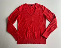 ♥️TOMMY HILFIGER♥️Damen V-Pullover Gr.M Helles Rot Lange Ärmel Baden-Württemberg - Aidlingen Vorschau