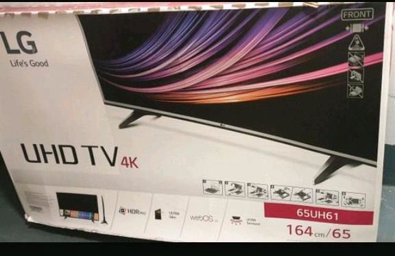 LG 65 Zoll Smart TV 4K Ultra HD Top Zustand in Daun