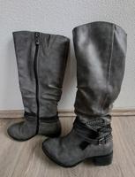 Dunkelgraue Stiefel, Marco Tozzi Gr.37 Thüringen - Eisenach Vorschau