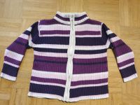 Strickjacke gestreift Gr.98/104 Lila Weiß Berlin - Pankow Vorschau