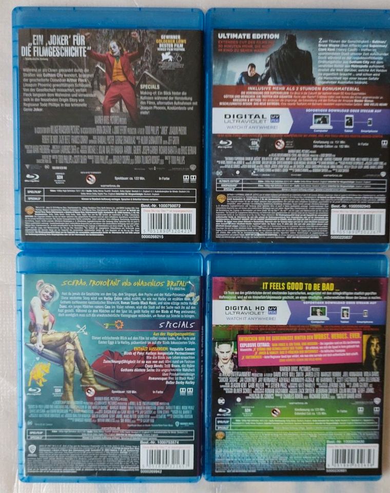 Blu Ray Atmos DC Sammlung Joker Suicide Squad Batman in Hagen