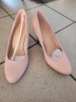 Sehr schöne Pumps, Gr. 39 rosa mit leichtem Goldschimmer Nordrhein-Westfalen - Dorsten Vorschau