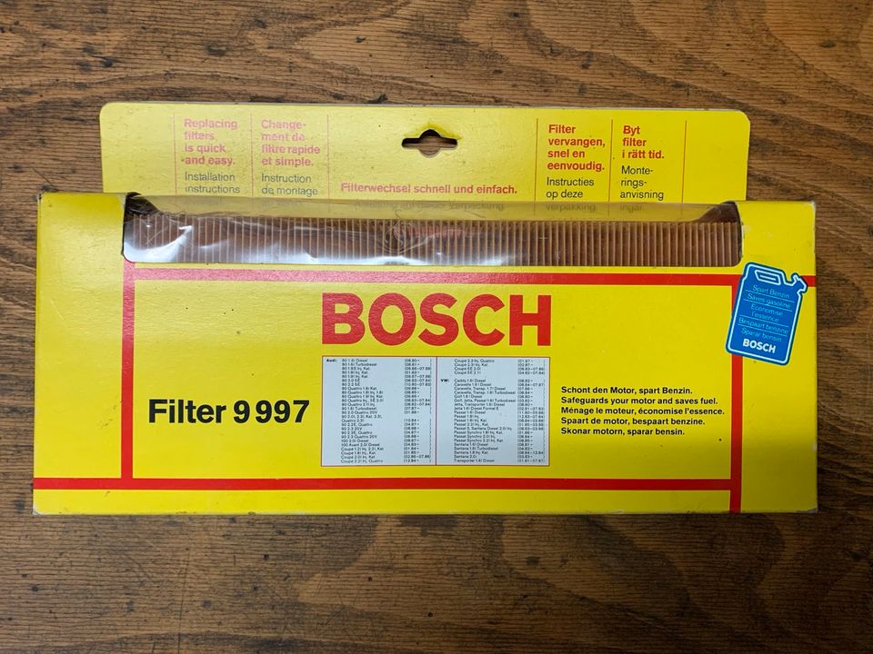 Bosch Luftfilter 1457429997, VW,Audi, 80er Jahre Modelle! in Oberhausen