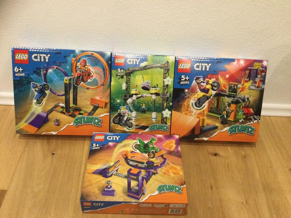 Lego City Stuntz 60293 60360 60341 60359 neu OVP park challenge in Langquaid