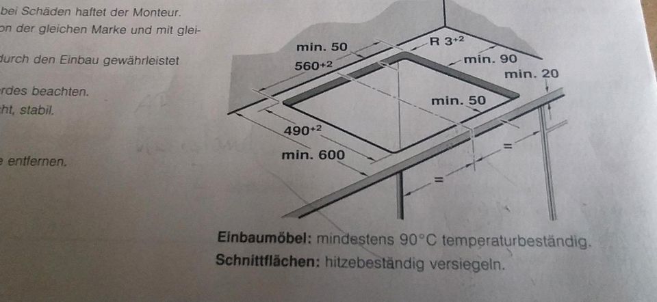 Kochfeld  49x56 cm in Bad Klosterlausnitz