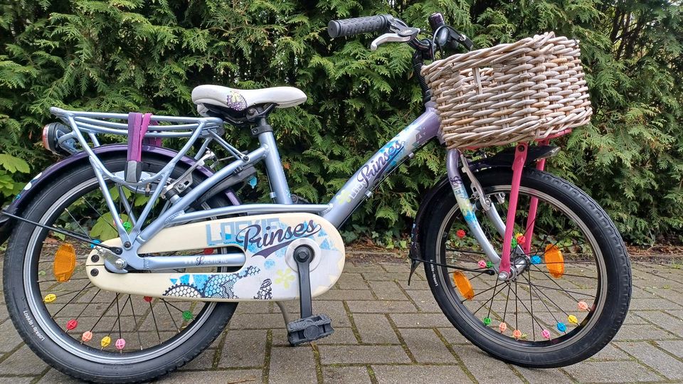 Mädchen Fahrrad ☆LOEKIE PRINZESSIN☆ 18 Zoll (gepflegtes Zustand) in Weener