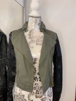 Madonna Lederjacke schwarz khaki Gold Damen Blogger XS Sommer Bayern - Bamberg Vorschau