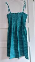H&M Sommerkleid Gr. 40 Polka Dots türkis Hessen - Oestrich-Winkel Vorschau